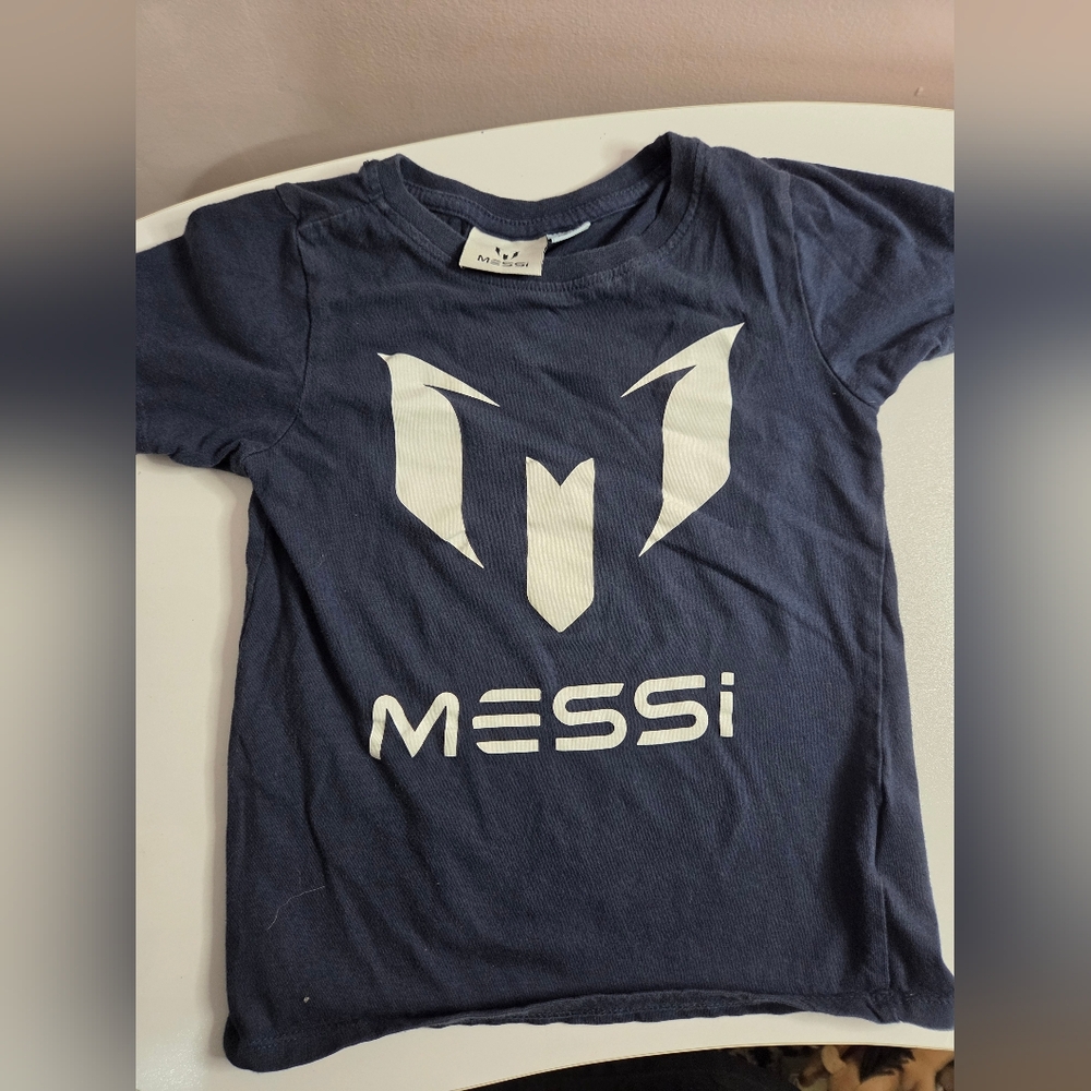 Kids Navy Messi Shirt Aprox Size 4/5